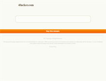 Tablet Screenshot of 4fucker.com